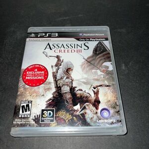 Assassin's Creed III (Sony PlayStation 3, 2012) Complete Tested Works PS3